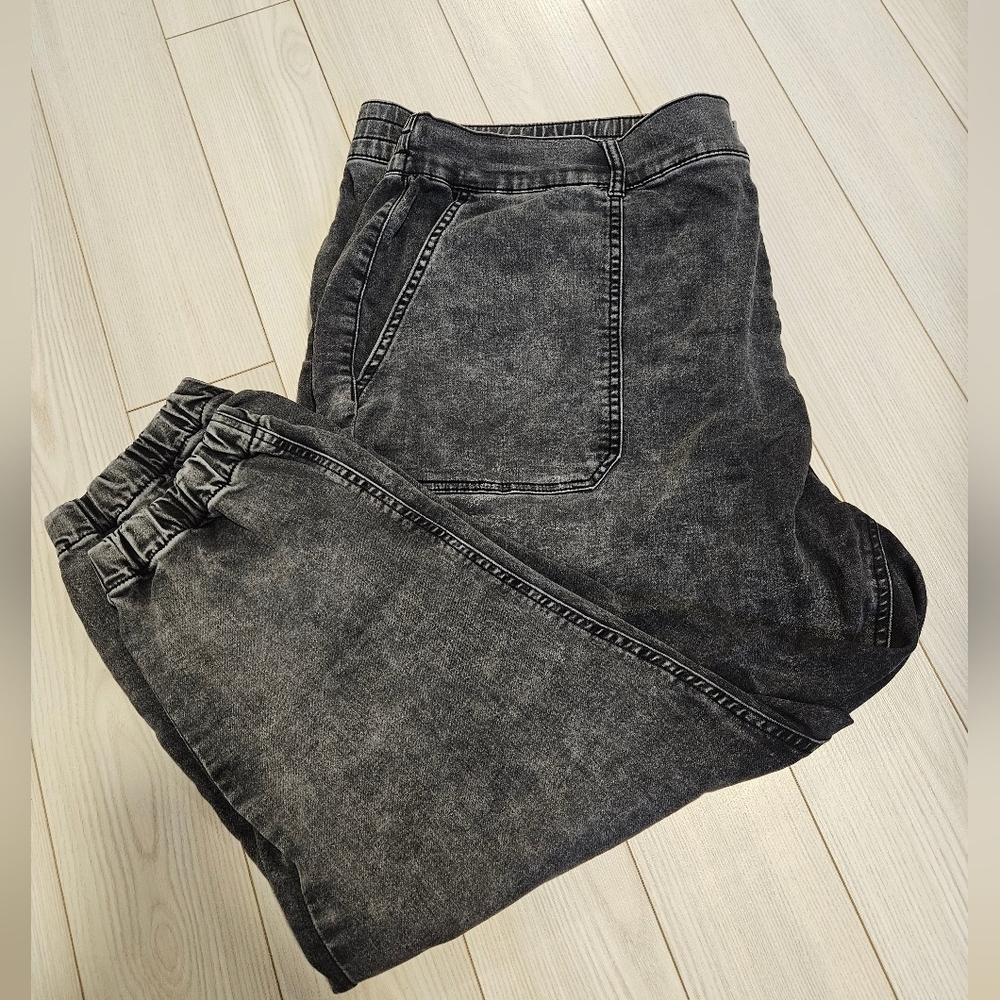 Womens plus size 3X black jeans joggers DC Jeans soft